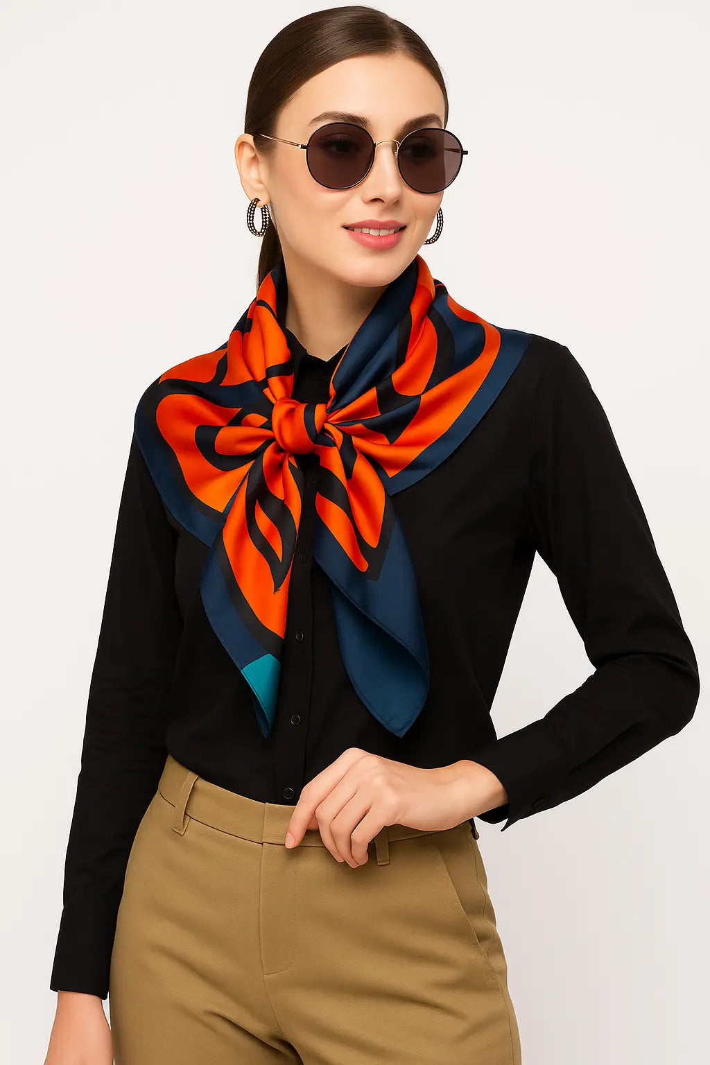 Tangerine Tide Scarf