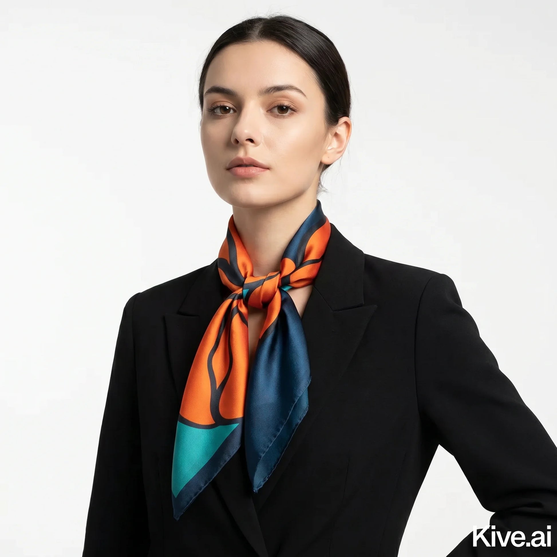 Tangerine Tide Scarf