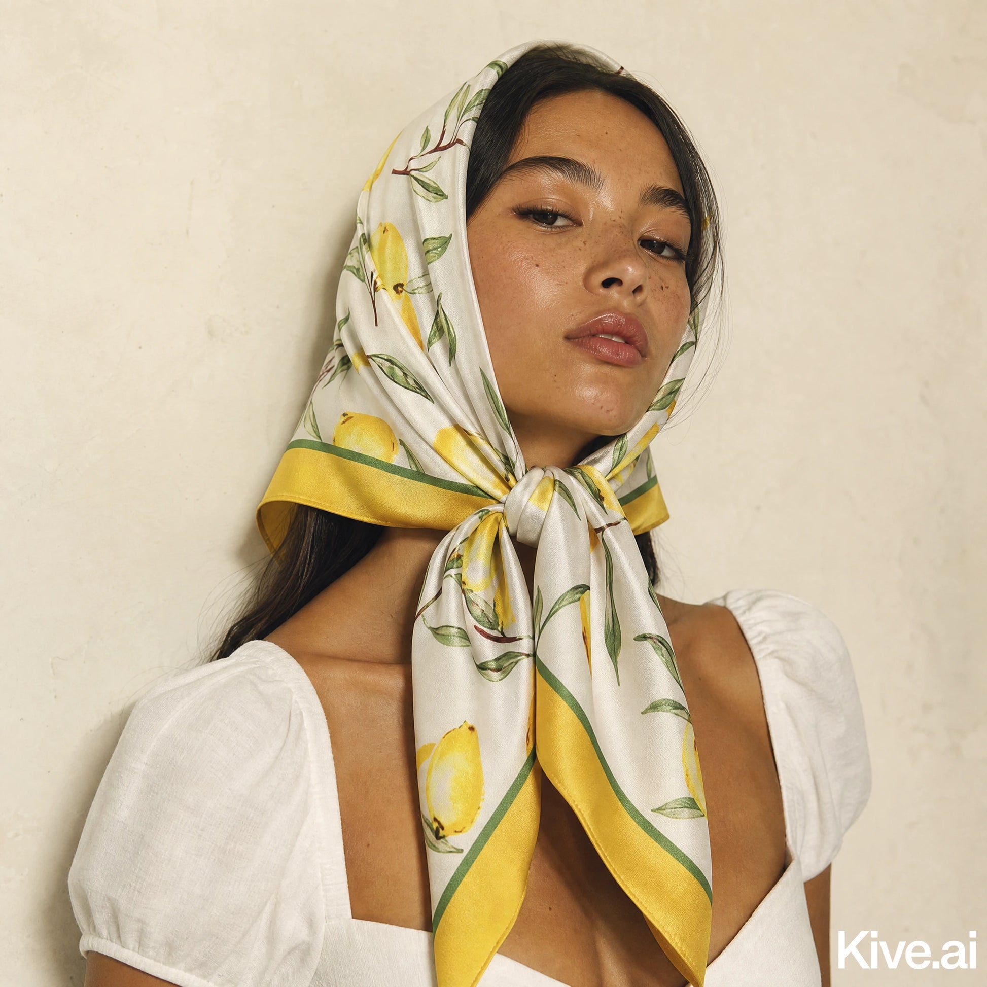 Amalfi Lemon Grove Scarf