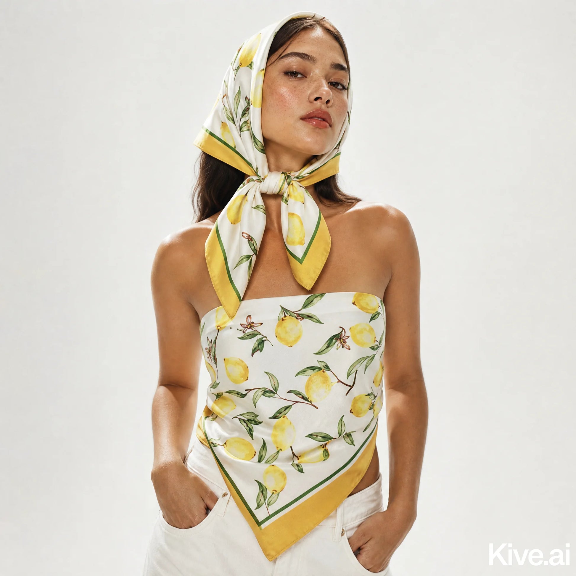 Amalfi Lemon Grove Scarf