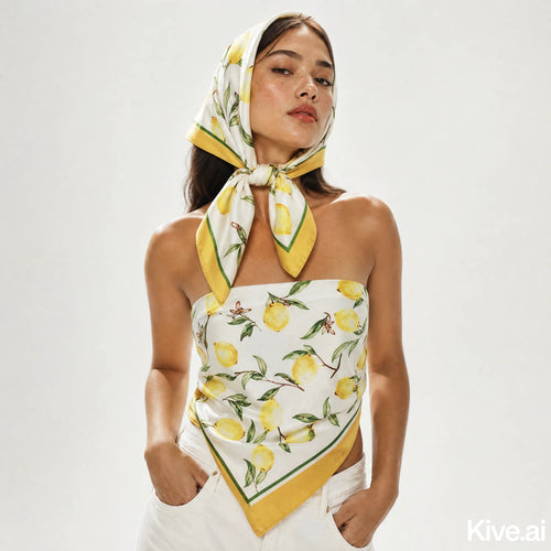 Amalfi Lemon Grove Scarf