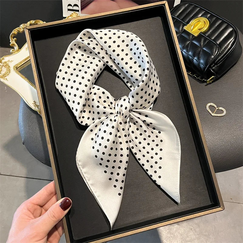 Chérie Dot Silk Scarf