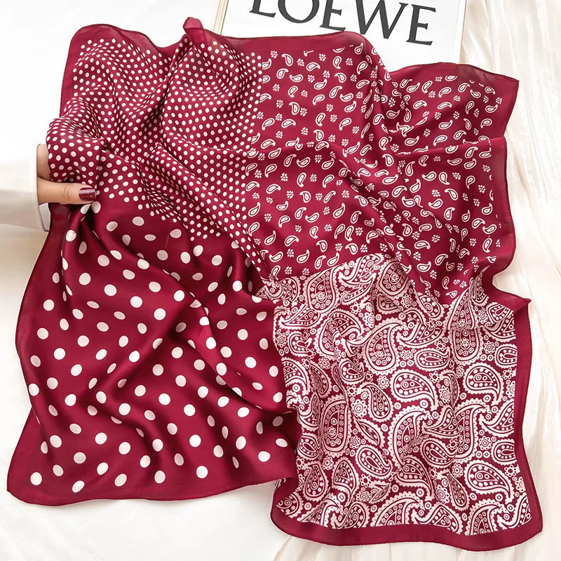 Vintage Rouge Velvet Scarf