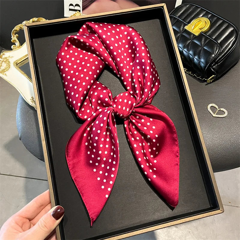 Chérie Dot Silk Scarf