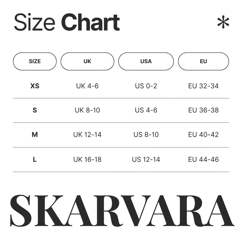 Size chart for Valen - Brown